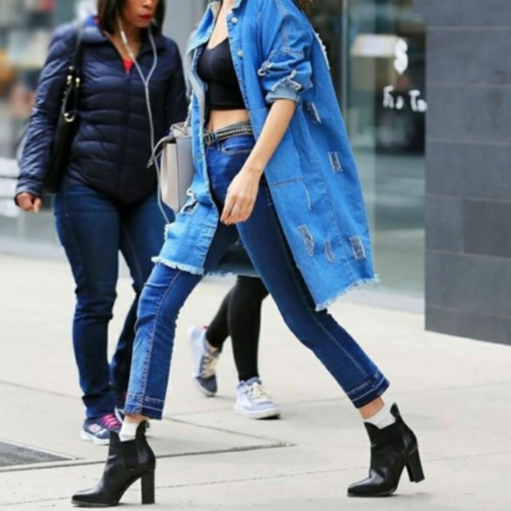 Frame Denim Le High Straight Cropped Jeans